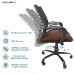 C104 Fabric Mesh Office Chair Medium-Back (Black)