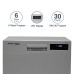 Voltas Beko 8 Place Table Top Dishwasher DT8S, Silver