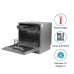 Voltas Beko 8 Place Table Top Dishwasher DT8S, Silver