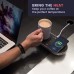 wireless fast qi charging station with mug warmer/cooler- Black